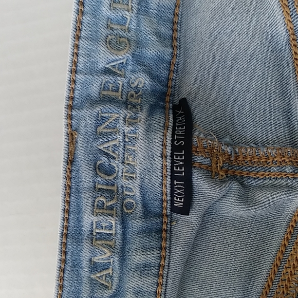 American Eagle Outfitters Hi-Rise Shortie Denim Short Sz 2 - Picture 4 of 9